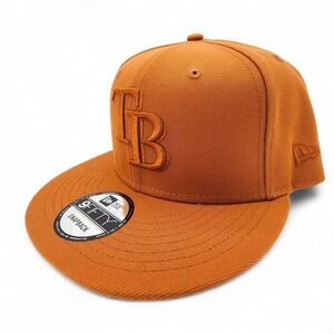 Tampa Bay‎ Rays New Era 9Fifty Brown Tonal Snapback Hat Adjustable MLB Cap NEW